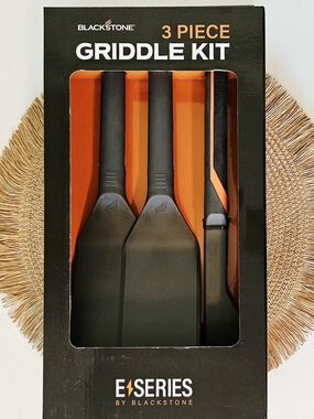 Blackstone E-Series 3 Pc Griddle Kit Silicone Utensil Set Heat Resistant